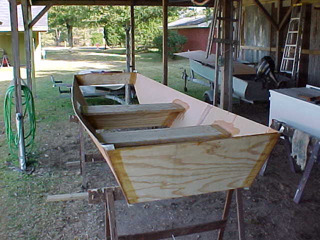 Wooden Jon Boat