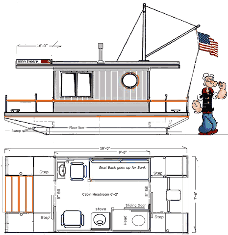 Chuck - this is a small towable house boat made on the walkabout 