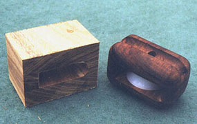 Shells, before and after shaping