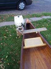 Duckworks - A Canoe Motor Mount