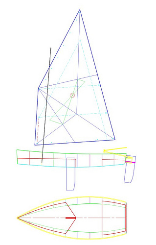 Preliminary sketch for Son of Goat designed by Michael Storer